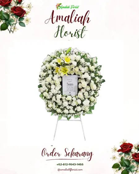 Krans Bunga Duka Gelap